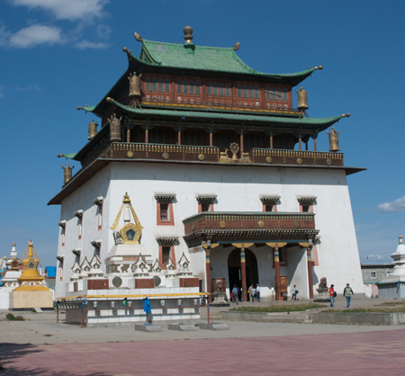 Gandan Monastery, photo by Susan Fox, 2008