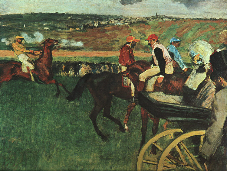 At the Races by Edgar Degas